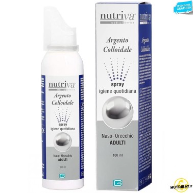 Nutriva Argento Colloidale Spray Adulti - 100 ml BENESSERE-SALUTE