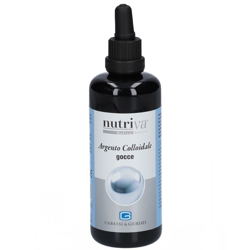 Nutriva Argento Colloidale Gocce - 100 ml BENESSERE-SALUTE