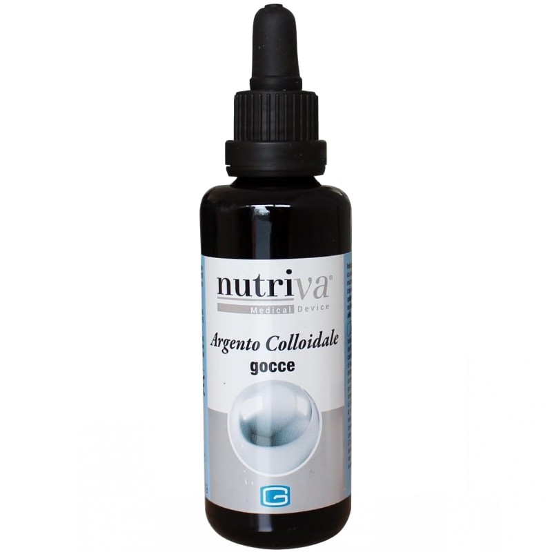 Nutriva Argento Colloidale Gocce - 50 ml BENESSERE-SALUTE