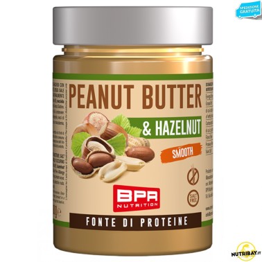 Bpr Peanut Butter & Hazelnut Smooth - 280 gr AVENE - ALIMENTI PROTEICI