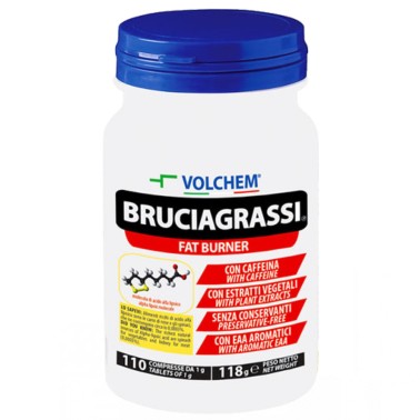 VOLCHEM BRUCIAGRASSI - 110 cpr BRUCIA GRASSI TERMOGENICI