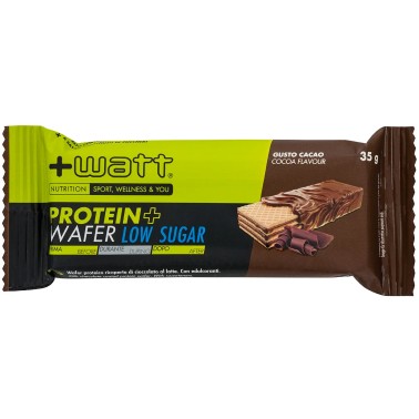 +Watt Protein+ Wafer Low Sugar - 1 barretta da 35 gr BARRETTE ENERGETICHE