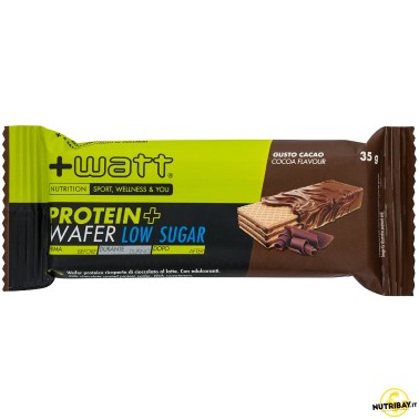 +Watt Protein+ Wafer Low Sugar - 1 barretta da 35 gr BARRETTE ENERGETICHE