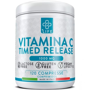 +Life Vitamina C Timed Release - 120 cpr VITAMINE