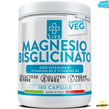 +Life Magnesio Bisglicinato - 180 caps SALI MINERALI
