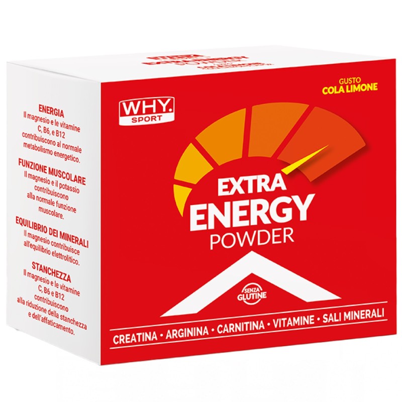 Why Sport Extra Energy Powder - 20 bustine PRE ALLENAMENTO