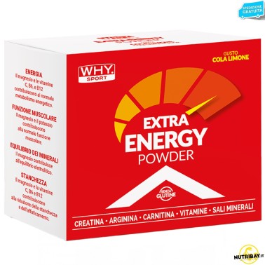Why Sport Extra Energy Powder - 20 bustine PRE ALLENAMENTO