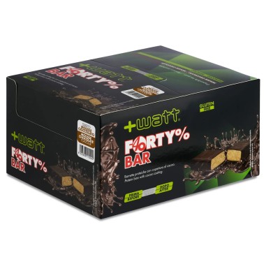 +Watt Forty% Bar - 20 barrette da 80 gr BARRETTE ENERGETICHE