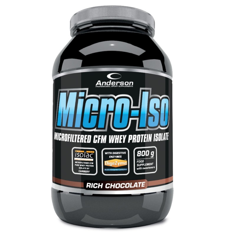Anderson Micro Iso 800 gr. Proteine del Siero Whey Carbery Isolac Microfiltrate PROTEINE