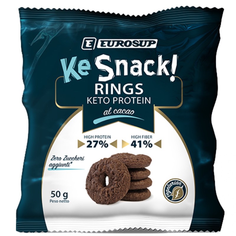 Eurosup Ke Snack! Rings Keto Protein - 50 gr AVENE - ALIMENTI PROTEICI