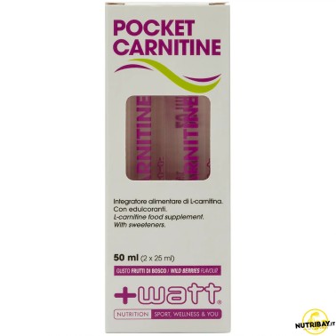 +Watt Pocket Carnitine - 2 fiale da 25 ml CARNITINA