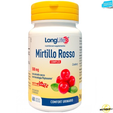 Long Life Mirtillo Rosso Complex - 60 caps BENESSERE-SALUTE