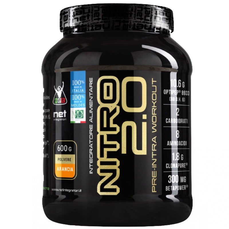 Net Integratori Nitro 2.0 - 600 gr PRE ALLENAMENTO