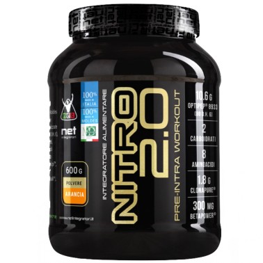 Net Integratori Nitro 2.0 - 600 gr PRE ALLENAMENTO