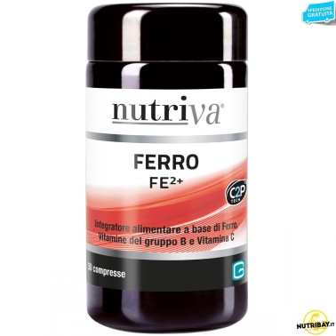 Nutriva Ferro FE2+ - 50 cpr BENESSERE-SALUTE