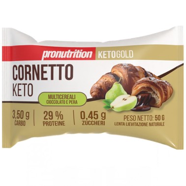 Pronutrition Cornetto Keto Multicereali Cioccolato e Pera - 1 cornetto da 50 gr AVENE - ALIMENTI PROTEICI