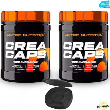 SCITEC NUTRITION Creatine Caps 500 Capsule di Pura Creatina Monoidrato CREATINA