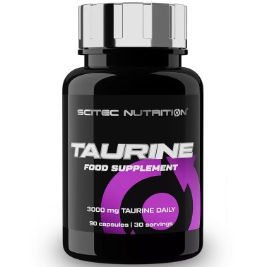 SCITEC NUTRITION Taurine 90 cps. Pure Taurina Aminoacidi Essenziali Energetico TAURINA