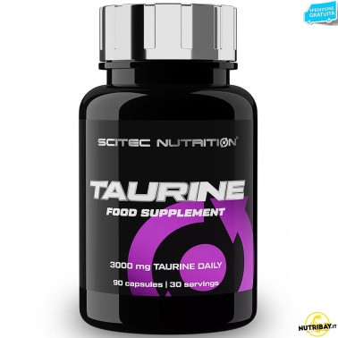 SCITEC NUTRITION Taurine 90 cps. Pure Taurina Aminoacidi Essenziali Energetico TAURINA