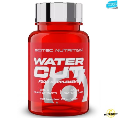 SCITEC Nutriton Water Cut 100cps. Drenante Diuretico con Tarassaco e The verde DRENANTI DIURETICI