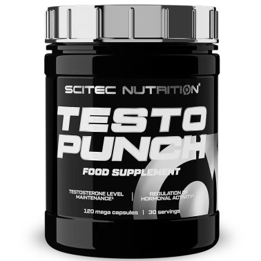 SCITEC Testo Punch 120 caps Daa Fieno Greco e Maca TONICI