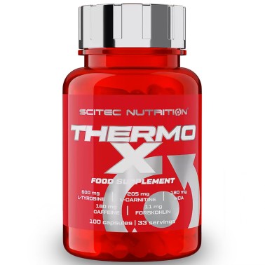 SCITEC NUTRITION THERMO X 100caps. TERMOGENICO POTENTE BRUCIA GRASSI DIMAGRANTE BRUCIA GRASSI TERMOGENICI
