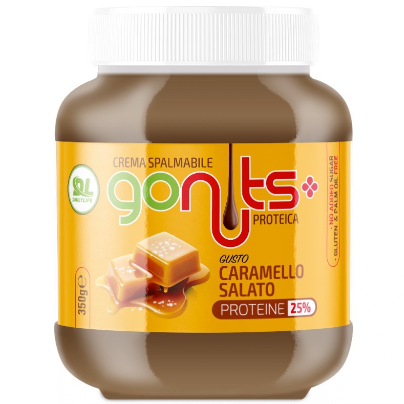 Daily Life Crema Spalmabile GoNuts Caramello Salato - 350 gr AVENE - ALIMENTI PROTEICI