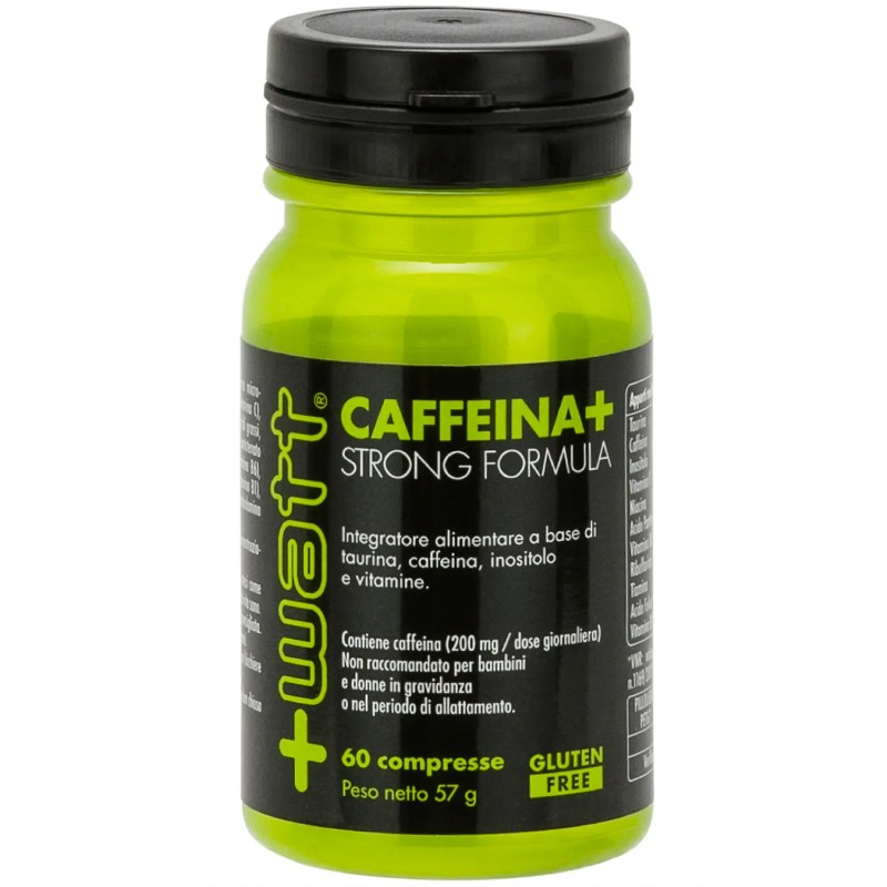 +WATT CAFFEINA+ STRONG CAFFEINA TAURINA E INOSITOLO ENERGETICO PRE ALLENAMENTO CAFFEINA