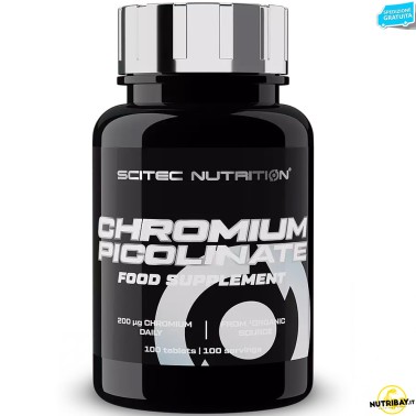 SCITEC NUTRITION Chromium Picolinate 100 cpr. BRUCIA GRASSI TERMOGENICI