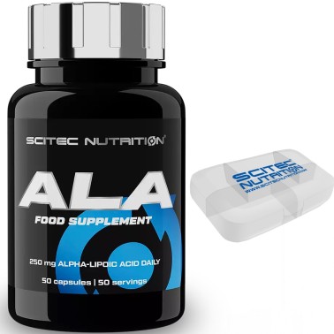SCITEC NUTRITION ALA ACIDO ALFA LIPOICO POTENTE ANTIOSSIDANTE ANTI OSSIDANTE BRUCIA GRASSI TERMOGENICI