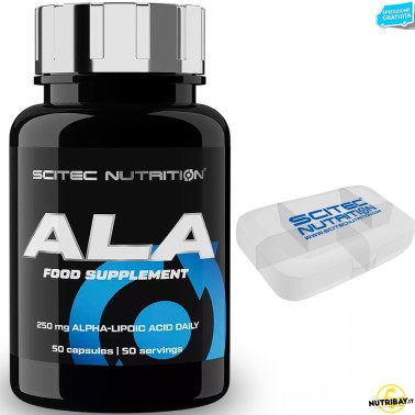 SCITEC NUTRITION ALA ACIDO ALFA LIPOICO POTENTE ANTIOSSIDANTE ANTI OSSIDANTE BRUCIA GRASSI TERMOGENICI