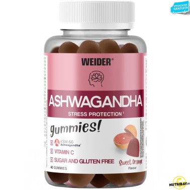 Weider Ashwagandha Gummies - 40 caramelle gommose TONICI
