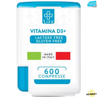 +Life Vitamina D3+ - 600 cpr VITAMINE