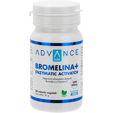 Advance Care Bromelina+ Enzymatic Activator - 60 caps DRENANTI DIURETICI