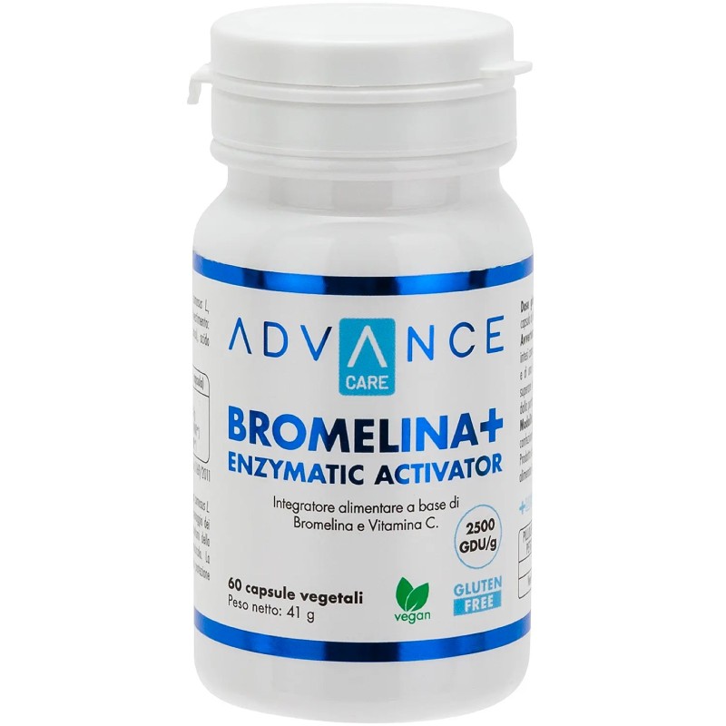 Advance Care Bromelina+ Enzymatic Activator - 60 caps DRENANTI DIURETICI