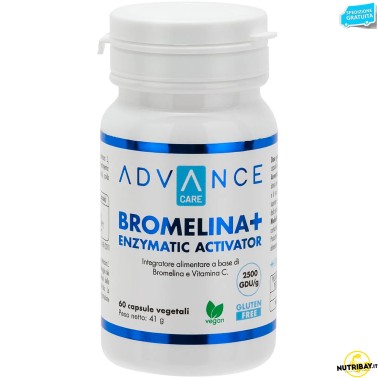 Advance Care Bromelina+ Enzymatic Activator - 60 caps DRENANTI DIURETICI