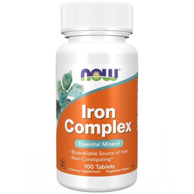 Now Foods Iron Complex - 100 cpr SALI MINERALI