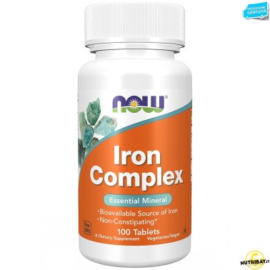 Now Foods Iron Complex - 100 cpr SALI MINERALI