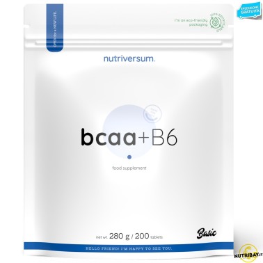 Nutriversum Basic Bcaa+B6 - 200 cpr AMINOACIDI BCAA