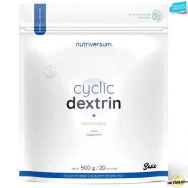 Nutriversum Basic Cyclic Dextrin - 500 gr CARBOIDRATI - ENERGETICI