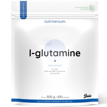 Nutriversum Basic L-Glutamine - 500 gr GLUTAMMINA