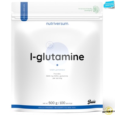 Nutriversum Basic L-Glutamine - 500 gr GLUTAMMINA