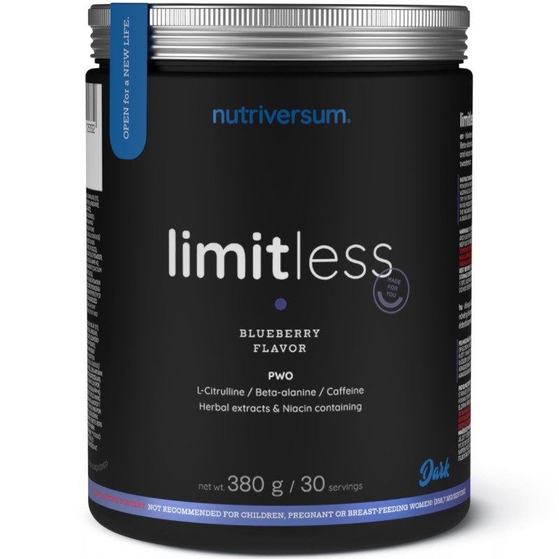 Nutriversum Dark Limitless - 380 gr PRE ALLENAMENTO