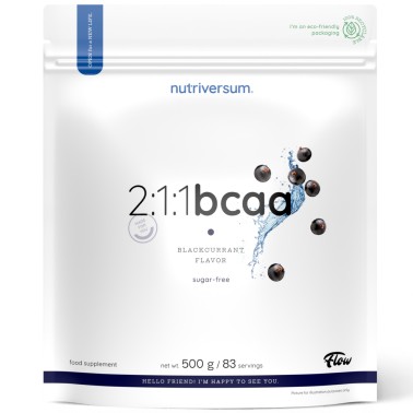 Nutriversum Flow 2:1:1 Bcaa - 500 gr AMINOACIDI BCAA