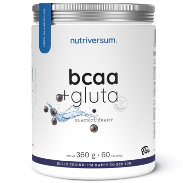 Nutriversum Flow Bcaa + Gluta - 360 gr AMINOACIDI BCAA