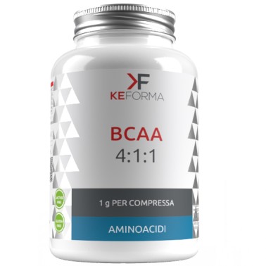KEFORMA BCAA 4:1:1 100 compresse AMINOACIDI 3.1.2 - 4.1.1 - 10.1.1 - 12.1.1