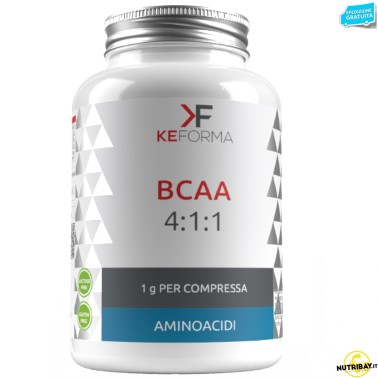 KEFORMA BCAA 4:1:1 100 compresse AMINOACIDI 3.1.2 - 4.1.1 - 10.1.1 - 12.1.1