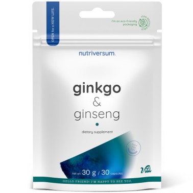 Nutriversum Vita Ginkgo & Ginseng - 30 caps TONICI