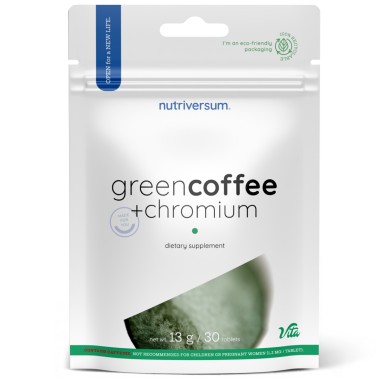 Nutriversum Vita Green Coffee + Chromium - 30 cpr BRUCIA GRASSI TERMOGENICI