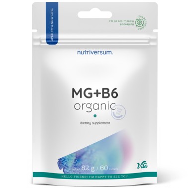 Nutriversum Vita Mg + B6 Organic - 60 cpr BENESSERE-SALUTE